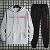 Mens Tracksuit Casual Printing Sweatshirts Outdoors Sports Jogging Mens Clothing Single Piece Hoodies Pants Fashion Streetwear