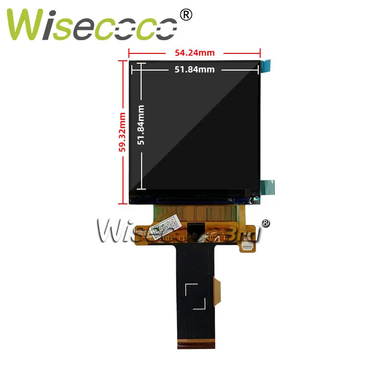 wisecoco polegada display lcd de alta resolução square display usb placa motorista