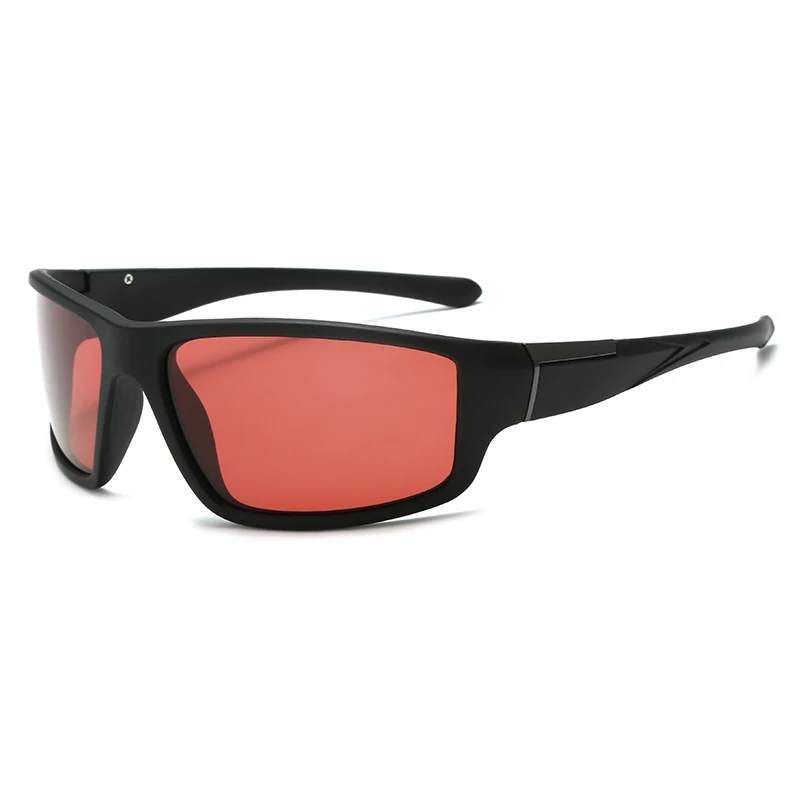 VIVIBEE Polarized Red Fishing Sunglasses - Unisex Sports Outdoor Shades