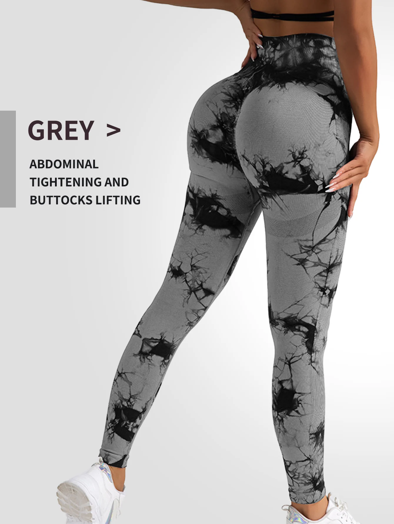 Vibrant Tie Dye Seamless High Waist Yoga Leggings