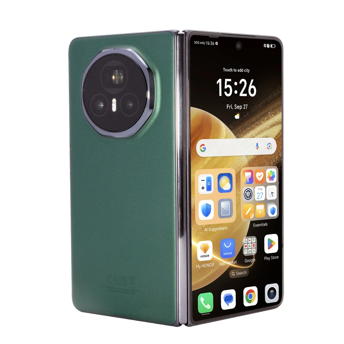 2024 New Honor Magic V3 Global Version 5G Foldable LTPO AMOLED 120Hz Display 7.92" 50MP Cameras Snapdragon 8 Gen 3 5150mAh 66W 4