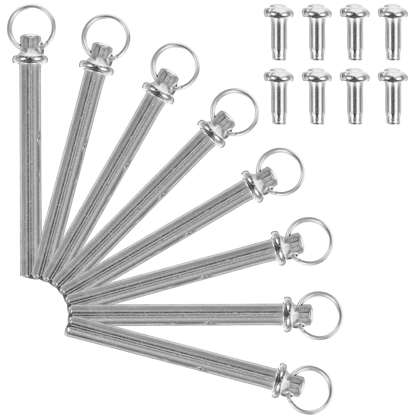 8 Pcs Replacement Rivet Pin Joint Screw Nail Hinge Connector Accessories Folding Fans Home Garden Decoration Crafts Decorative