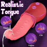 Octopus Realistische Lecken Zunge Rose Vibrator für Frauen Brustwarzen Stimulation der Klitoris Vibratoren Sexspielzeug für Erwachsene Frauen 3