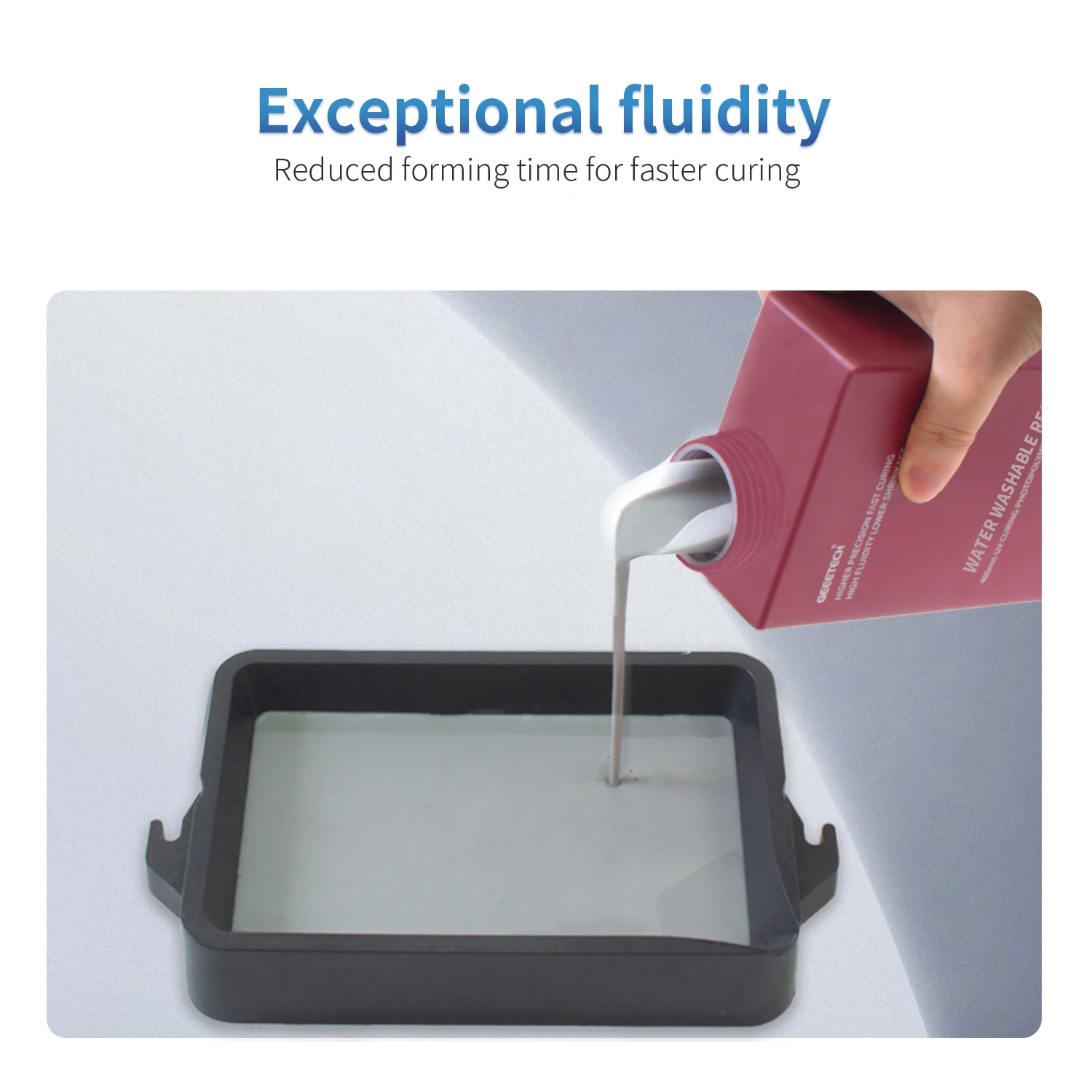 GEEETECH IMPRIMANTE LCD/DLP/SLA Résine Standard D'impression 3D1KG UV - Foto 7