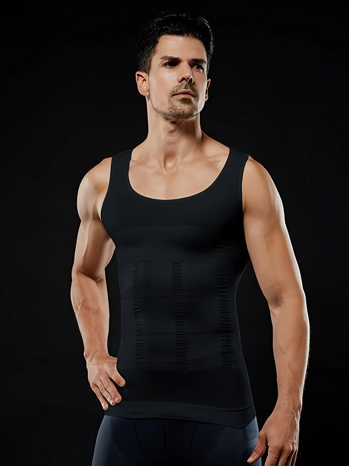 Body Shaper Men's Compression Tank Top Slimming Vest