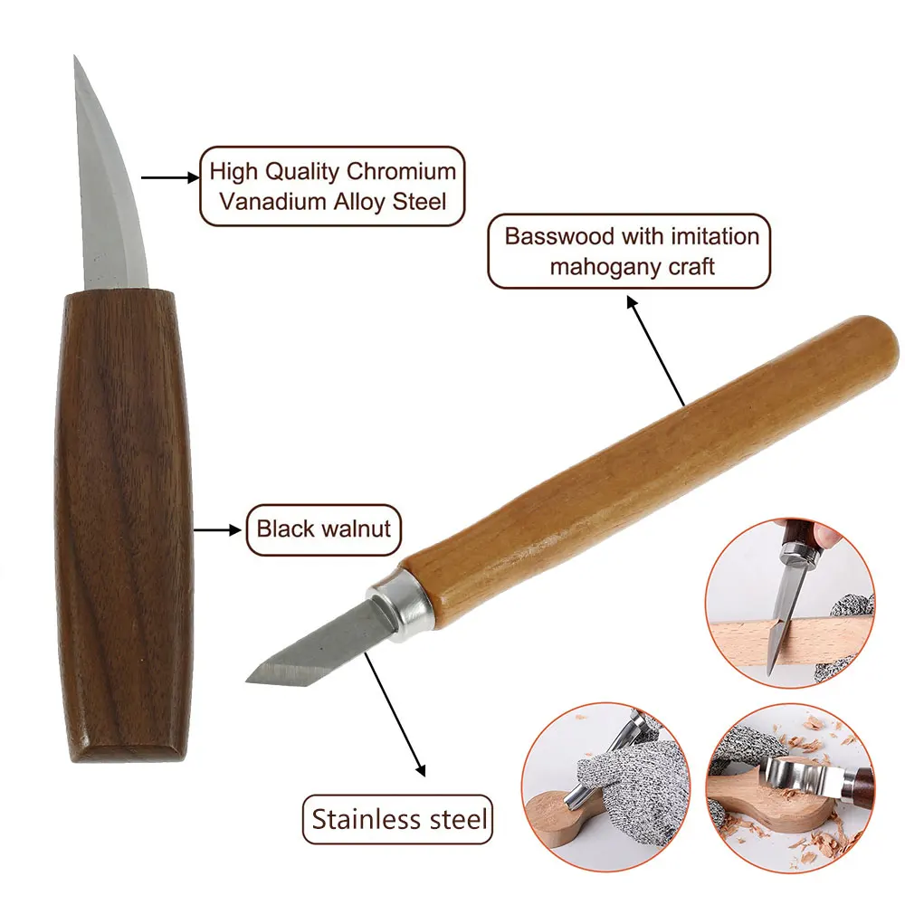 Whittling Kit for Beginners Includes 8-Basswood Wood Carving Blocks Set,  3Pcs Whittling Knife - Wood Carving Kit with Tools and Carving Knifes for  Adults, Beginners, Kids - Very Sharp, Easy to Carve