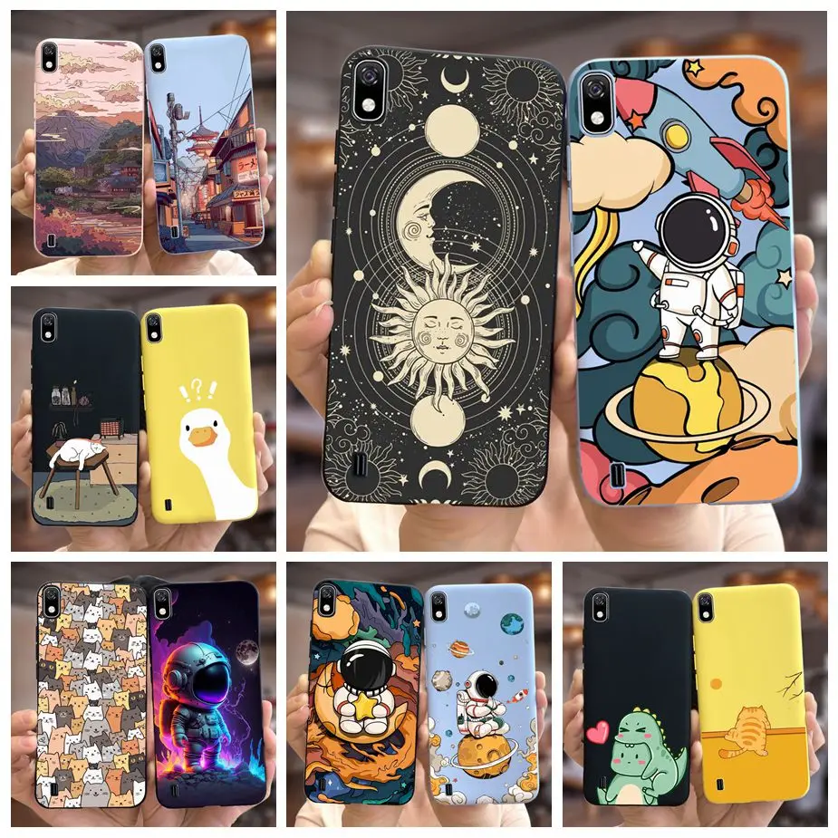 Per Samsung Galaxy A10 Custodia A10S A20 A20S Cute Astronauti Cartoon Cover Soft Tpu Fundas Per Samsung A20 A 10 S Galaxy A20S Shell