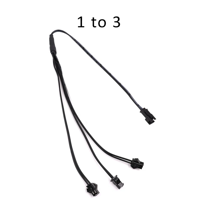 thumbnail image 1 of Cable divisor de conectores de 1 a 2/3/4/5/6/7/8/9/10 vías para accesorios de luz de neón con cable EL, 1 of 5