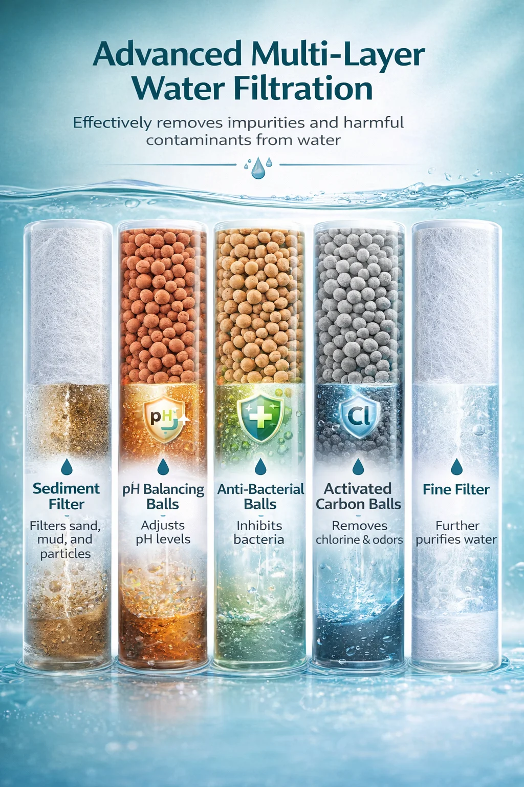 Flexibler Wasserhahn-Verlängerer mit Filter, 360° ° Biegbare Anti-Spritz-Wasserhahndüse, Küchenspüle Wasserfilter Belüfter Verlängerungsrohr – Detail 7