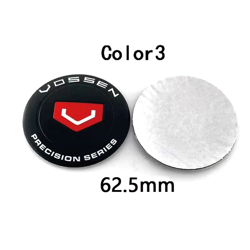 VOSSEN PRECISION SERIES Car Wheel Center Hub Cap Sticker Car Badge Emblem Sticker 4PCS/Lot 62.5MM 60MM 56MM 50MM 45MMM wheel center caps,wheel center hub cap sticker