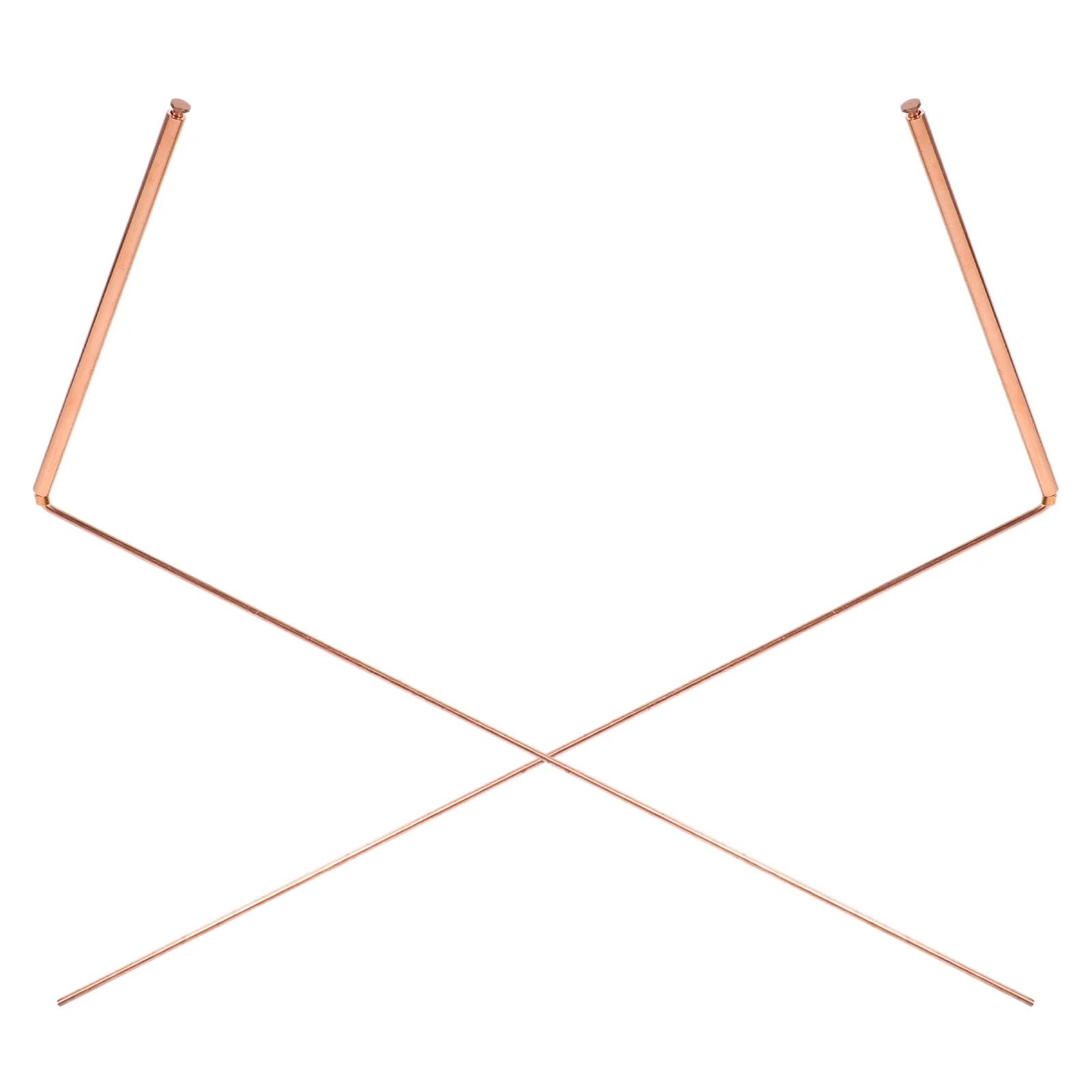 

2Pcs Copper Dowsing Rod Spirit Divining Ghost Water Divining Hunting Tool