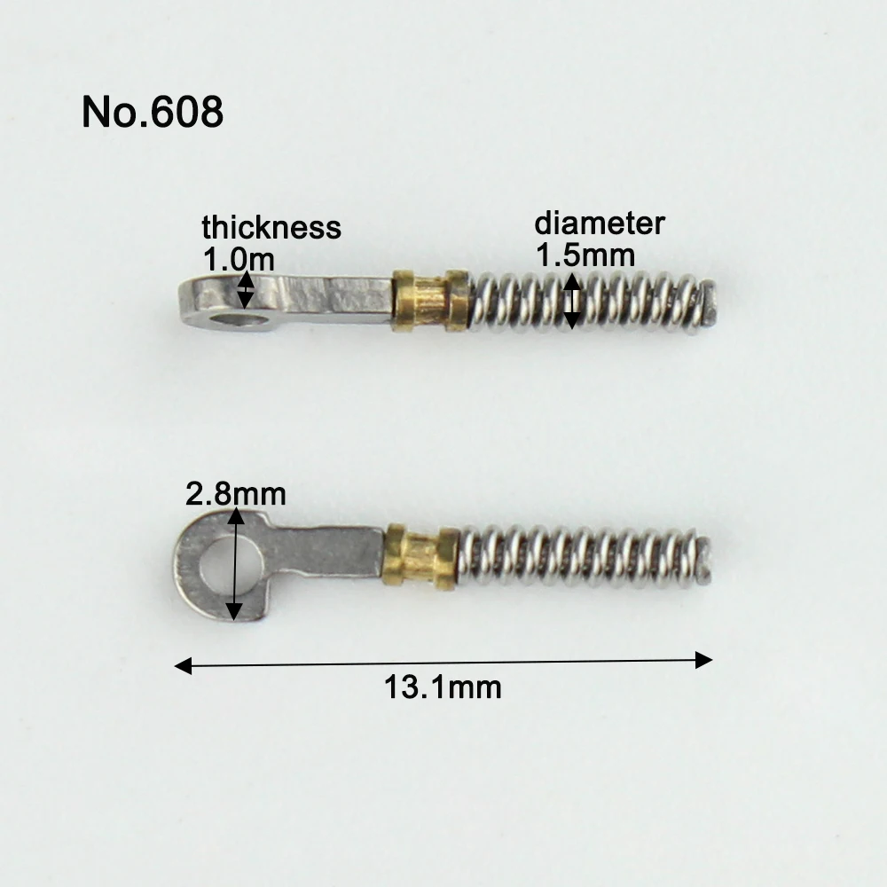 100 Stück Brillen-Federeinsatz, Brillenreparatur, Flex-Bügel, optischer Rahmen, kaputtes Ersatzteil, viele Größenoptionen – Detail 16