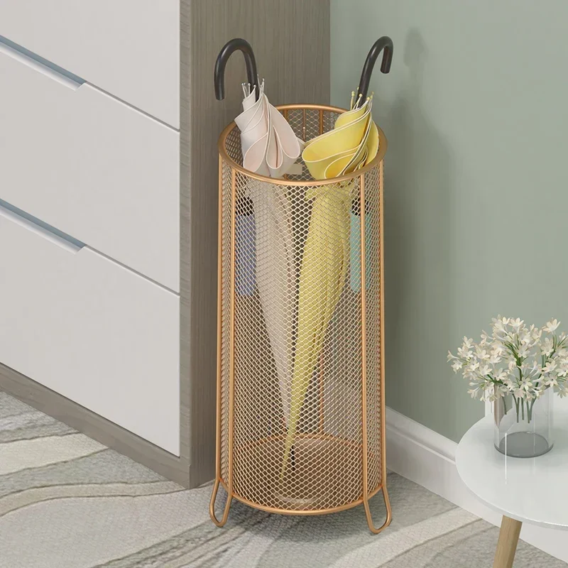 Household Umbrella Storage Rack Umbrella Tube Door Draining Bucket Stand Household