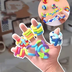 Tangle Fidget Twist Toy for Sensory and Anxiety Relief (3PCS Random color)