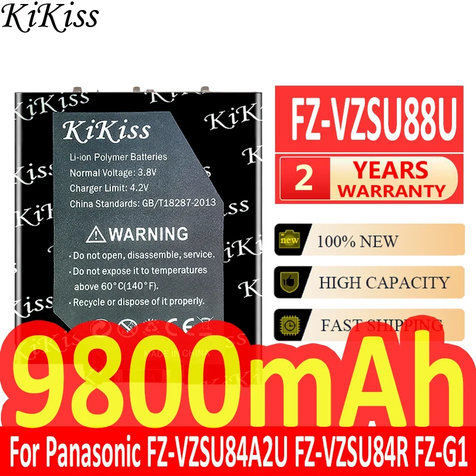 Batteria Potente 9800Mah Kikiss Fz-Vzsu88U Per Batterie Per Tablet Pc Panasonic Fz-Vzsu84A2U Fz-Vzsu84R Fz-Vzsu84U Fz-G1