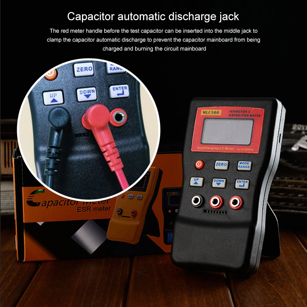 Mlc500 Digital Lc Rc Capacitance Inductance Meter 500khz Professional ...
