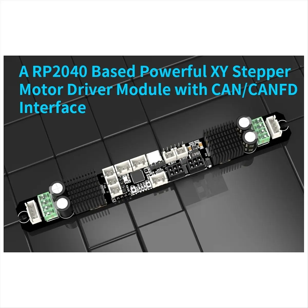 (A23G) DFH PITB V2.0 마더보드는 RP2040 기반의 강력한 XY 모터 드라이버 모듈로, CAN/CANFD 인터페이스가 내장되어 있으며, 두 개의 TMC5160을 탑재하고 있습니다.