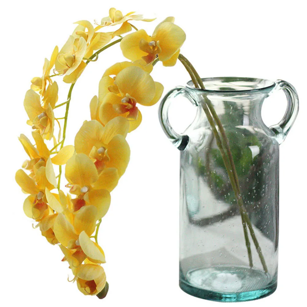 

Artificial Phalaenopsis Flowers Plants Decorative Floral Bouquet For Wedding Party Home Decor