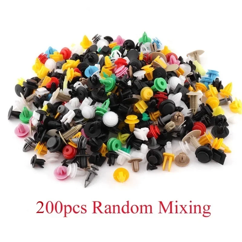 Car Door Panel Clips 20-100PCS - Bumper Dashboard Fender Retainer Rivet Fasteners for Auto Interior Repair & Replacement