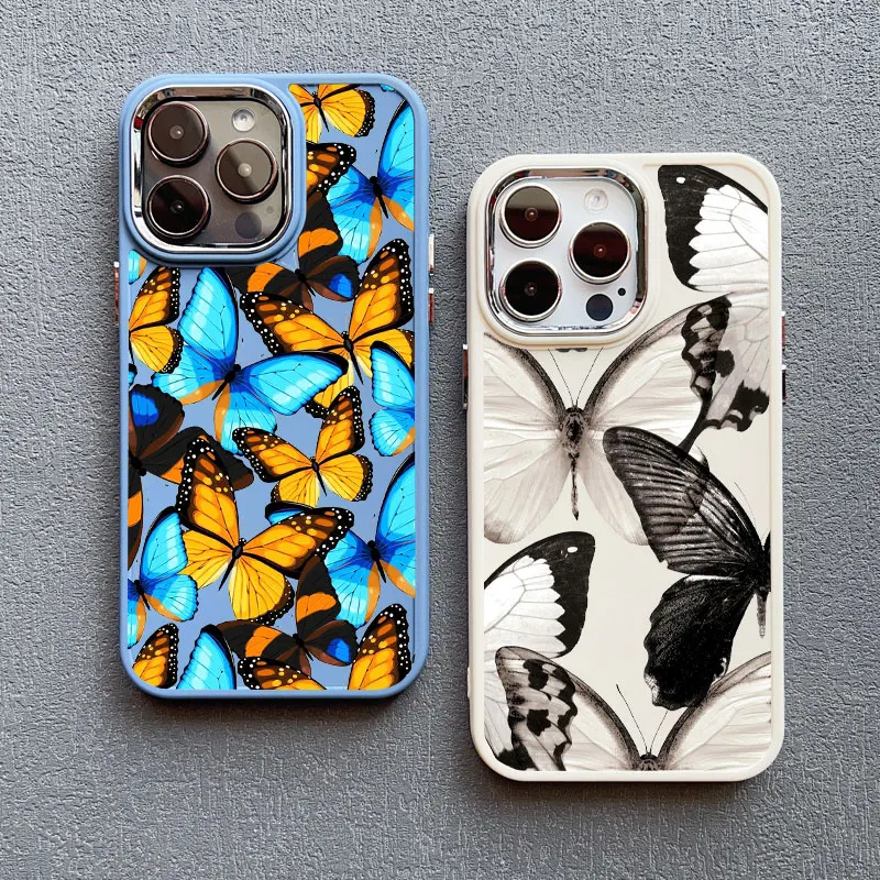 Elegant Butterfly Silicone Phone Case - New Fashion Cover