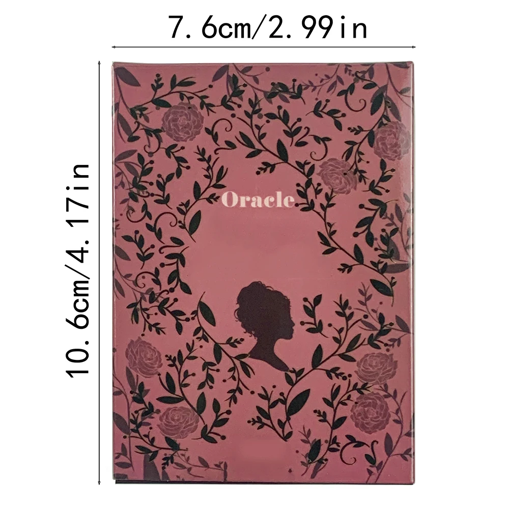 새로운 오라클 카드 40장, 생생한 일러스트레이션, 오라클 덱, 독특한 신비로운 디자인, 점술 및 선물 제공 및 파티에 적합
