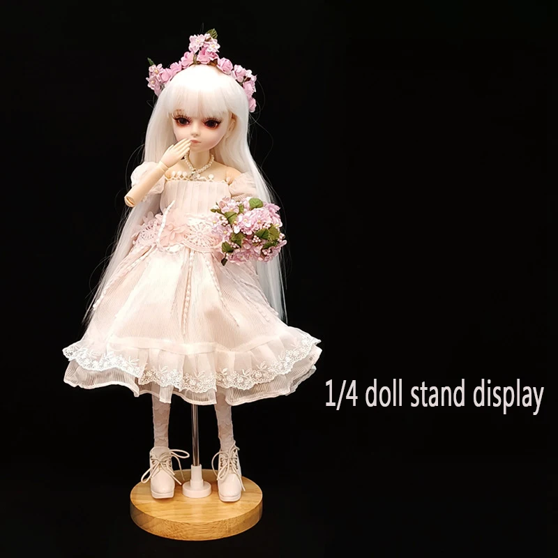 6 Supporti Per Bambole Regolabili - Altezze 20/25/35cm, Per Action Figure Da 12 A 28cm, Nero - Foto 2