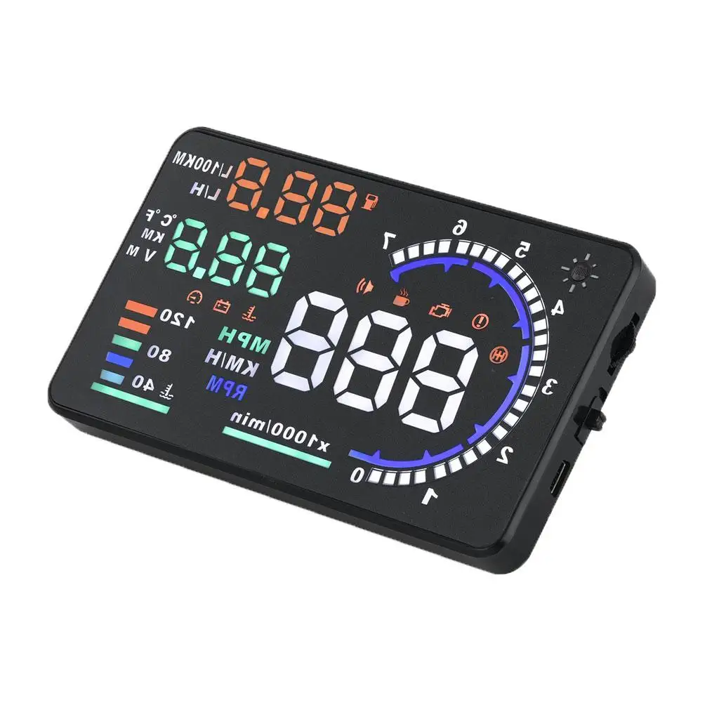 ڵ HUD  ÷, OBD II ӵ , Ƽ ÷ ũ A8, 5.5 ġ