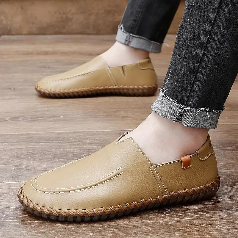 

Men's Breathable Moccasins Men's 2024 New Trendy Slip-on Everyday Joker Loafers