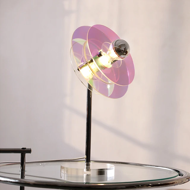 Lampe de table vintage en acier avec LED et touch - Bauhaus