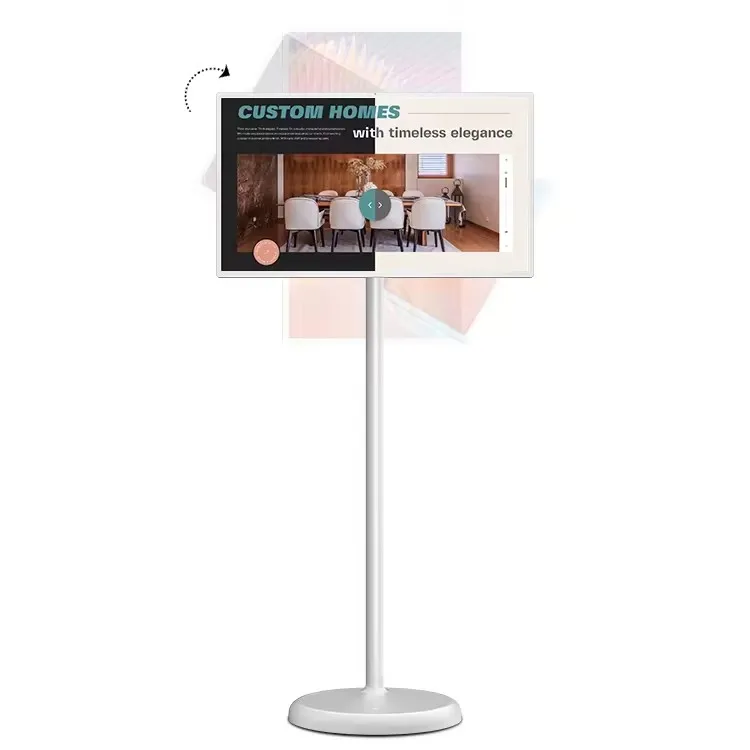 Stanbyme TV Lcd Monitor 21.5" 27" 32" Touch Screen Movable Rechargeable Portable TV With Bluetooth Remote Optional