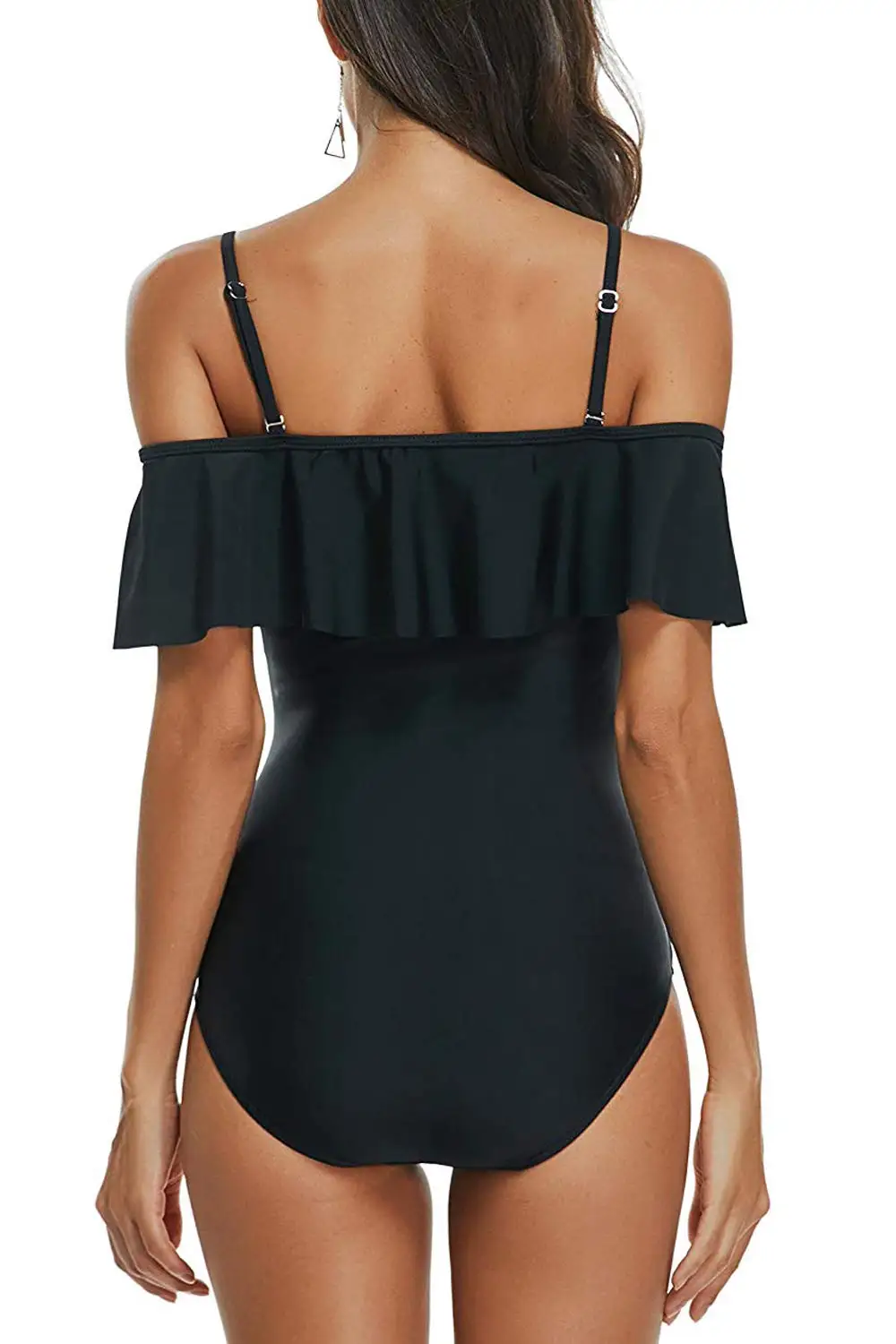 2023 Halter Bikini Set Short Swimsuit Women Sexy Cut Out Backless Monokini Swimwear Bathing Girls Beachwear Bathing Suits