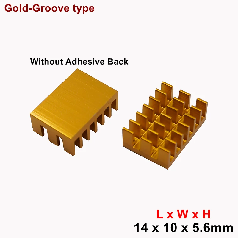 10-Pack Aluminum Heatsink Radiators for Enhanced Heat Dissipation