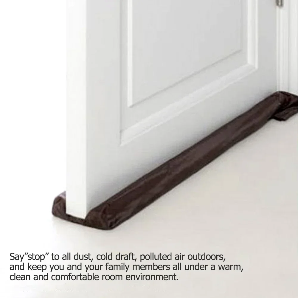Guard Stopper Twin Door Decor Protector Twin draft guard Energy Saving Doorstop Draft Dodger Home Decor