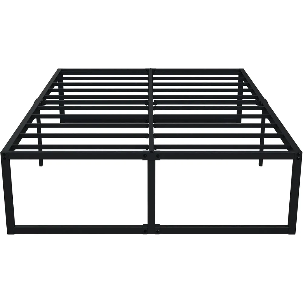 18 Inch Full Size Bed Frame Heavy Duty Metal Platform No Box Spring Needed, Easy Assembly Noise Free, Full Size Bed Frame 2