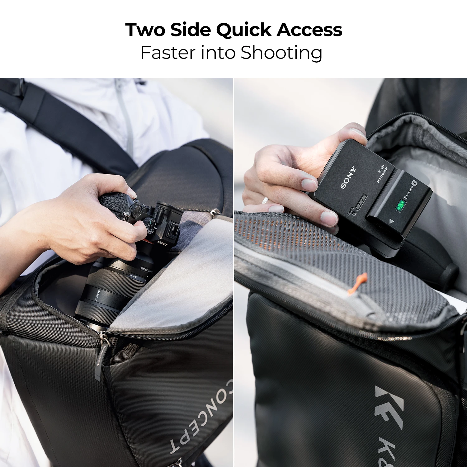 16Inch Alpha Backpack 25L Professional Photography Camera Shoulder Bag City Commute Can Carry A Tripod