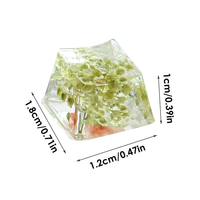 마른 꽃 키보드 키캡 안개꽃 게임 키보드 키캡, DIY 교체, 반투명 ESC 키캡 R4 키캡