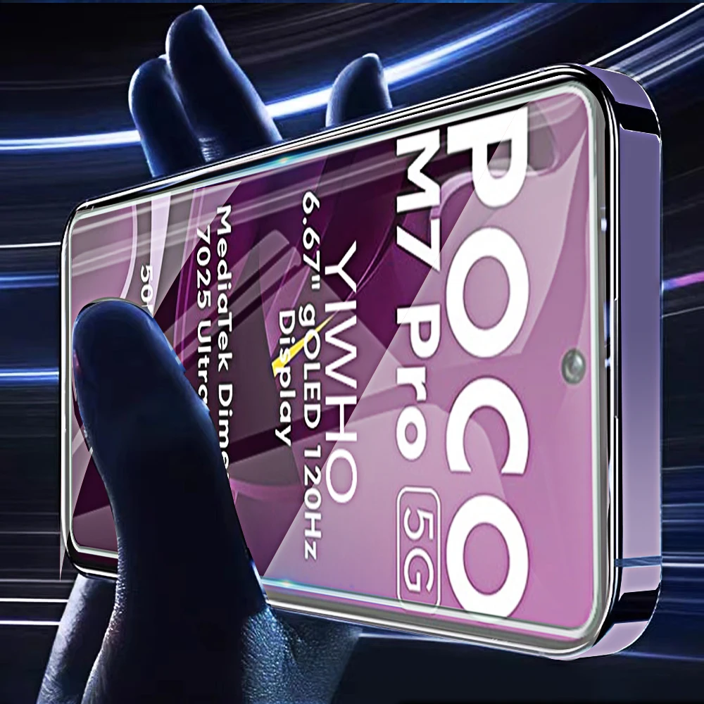 Premium Tempered Glass Screen Protectors - 4 Pack, Full Coverage Film