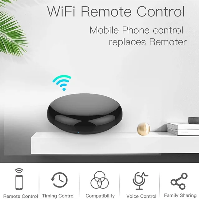 WiFi IR Control Hub Wireless Remote Control Via Smartlife Tuya APP Smart Home Blaster Infrared Work With Google Alexa Home 4