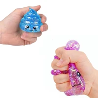1/6PCS Sparkling Poop Maltose Fidget Toys Slow Rebound Squeeze Stress Relief Pinch Toys Poo Funny Sensory Toy for Kids Gifts 5