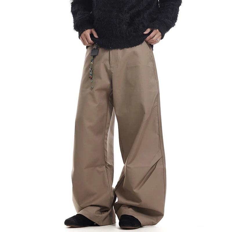PFNW American Vintage Baggy Pleated Loose Wide Leg Scimitar Suit Pants Men's Simple Micro Lounge Pants Spring 2025 New 28W5992 3