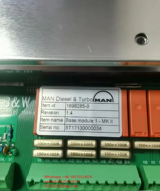 Для Man Diesel & Turbo 1698285-9 Rev 1,4 базовый модуль 1-MKII двойная панель для модели L27/38, новая 1 шт. 1