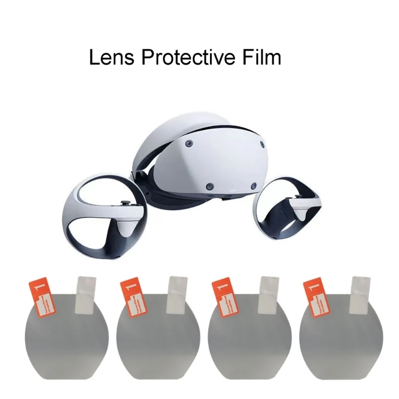 Scratch-Resistant VR Glasses Clear Lens Protective Film Cover for PS VR2 Glasses Clear Cover Protectors Accessories M76A