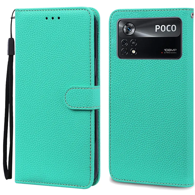 Elegant Leather Flip Wallet Cover - Premium Protection and Style