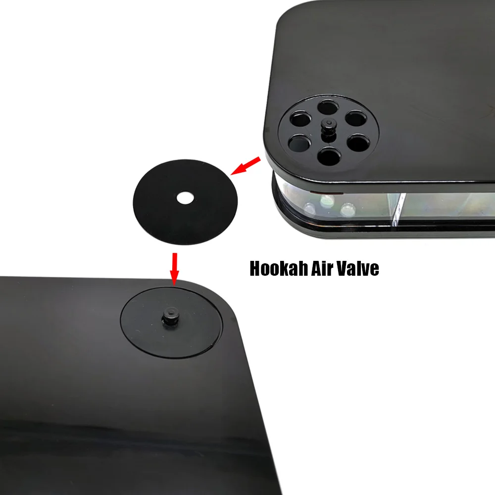 Square Acrylic Hookah Set with LED Light Bongs in Australian