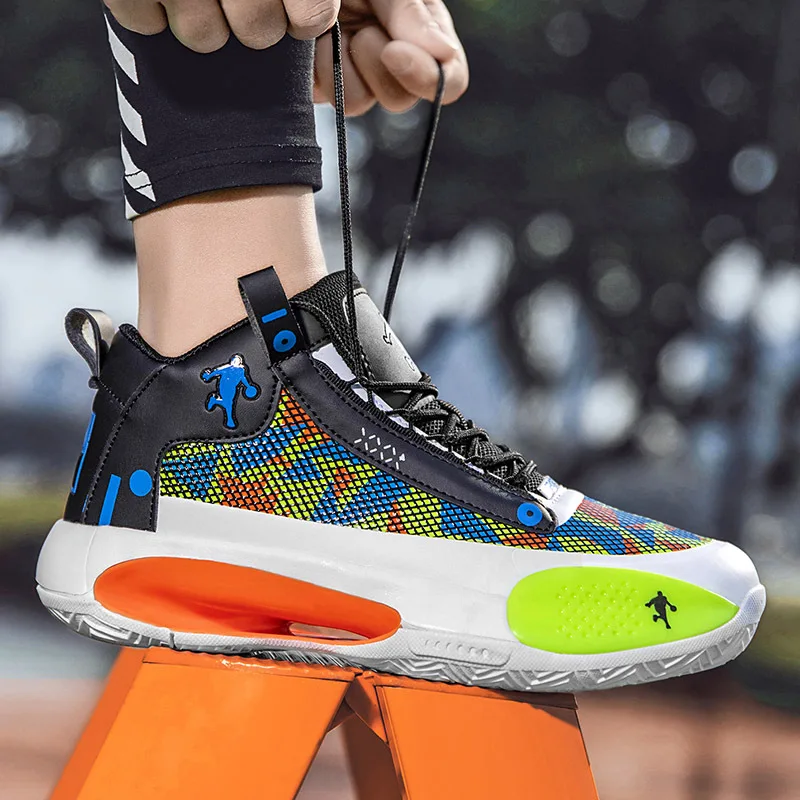 Basketball Shoes Men High Top Support Breathable Jogging Sport Walking Shoes Training Zapatillas Hombre Spring 2022 Sneakers Men