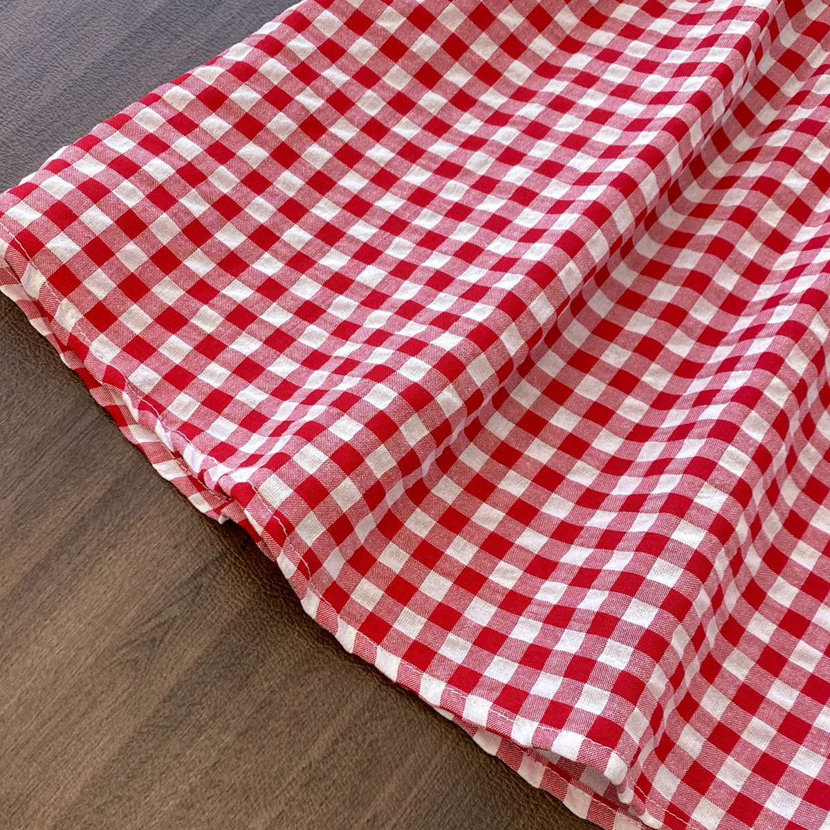51166-88ce2d.jpg Girls Plaid Dress (Vintage Collar Design)
