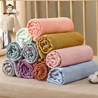 Baby blanket square shape pure color bamboo fiber soft and comfortable120cm*120cm 1