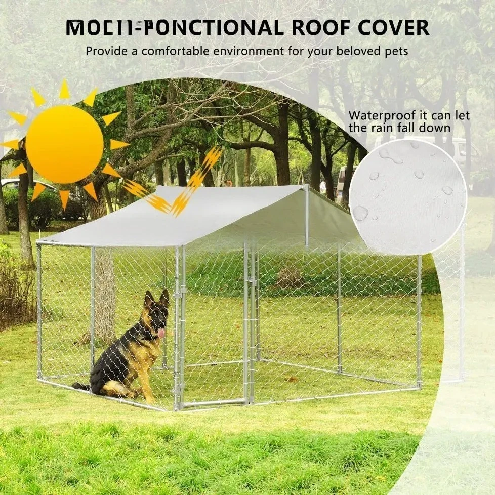 Large Dog Playpen Outdoor Dog Fence for Backyard Dog Run with