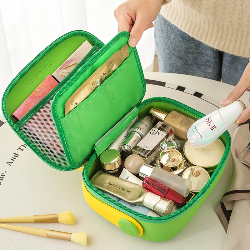 2023 New Makeup Bag Fashionable High Quality Portable Storage Bag Small Fresh Versatile Large Capacity Business Travel Wash Bag