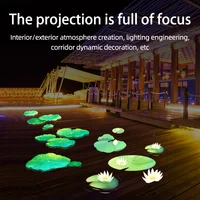 Dynamic fluttering creative flagfish store net red decorative background park lighting atmosphere customized floating shadow pro 2